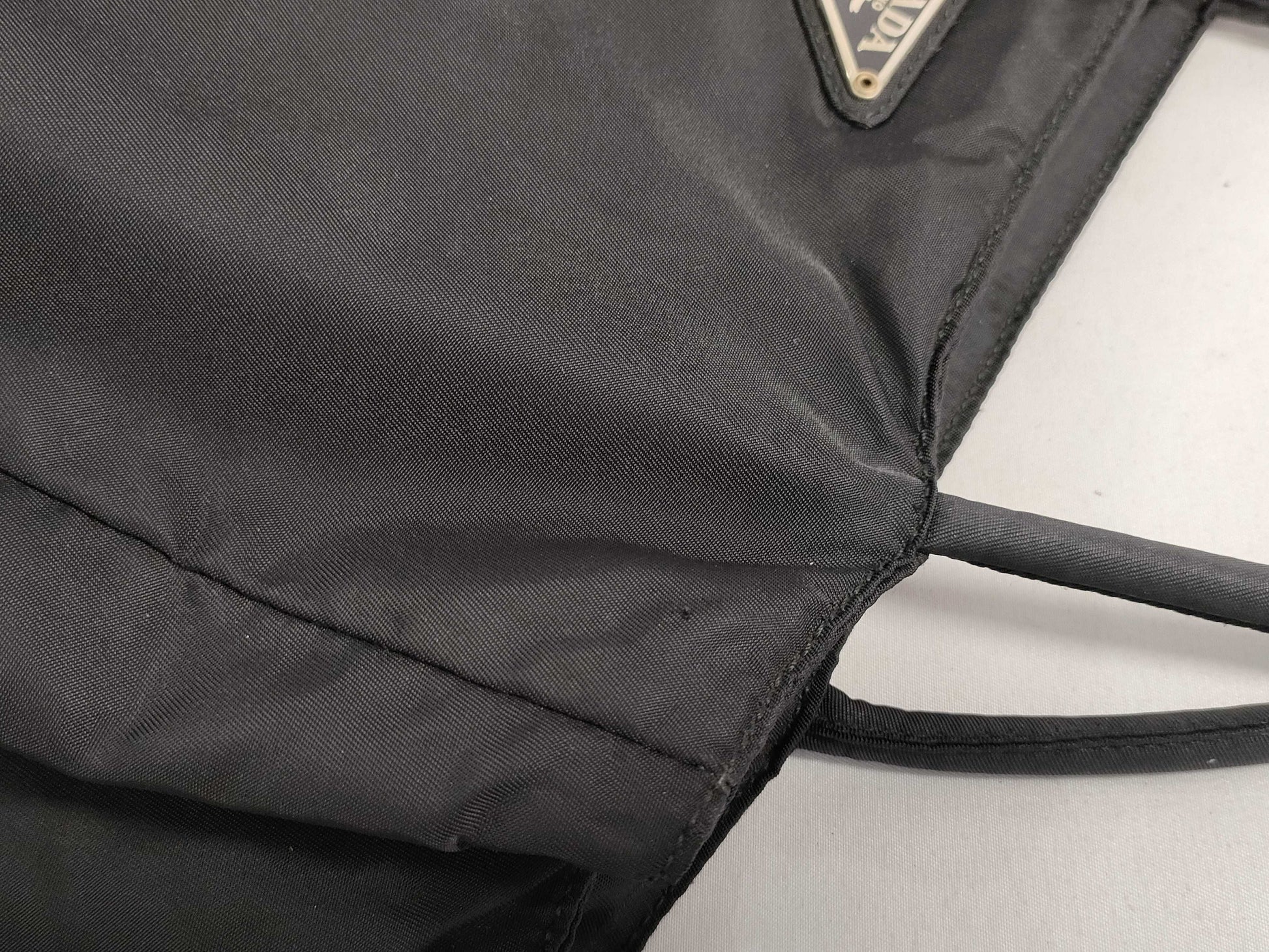 PRADA Nylon Hand Black Handbag