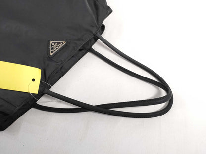 PRADA Nylon Hand Black Handbag