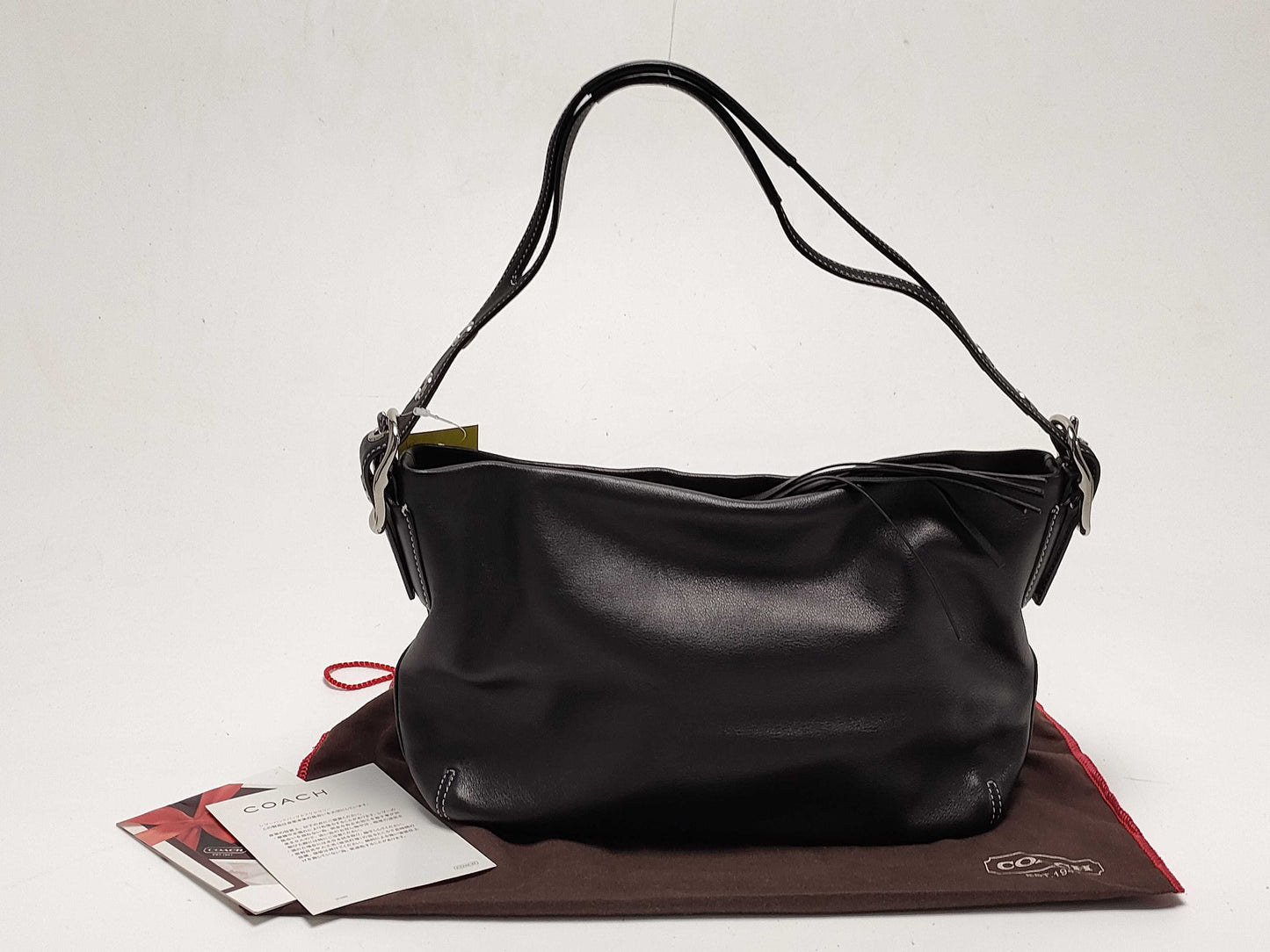 COACH 1417 One-Shoulder Black Shoulder Bag