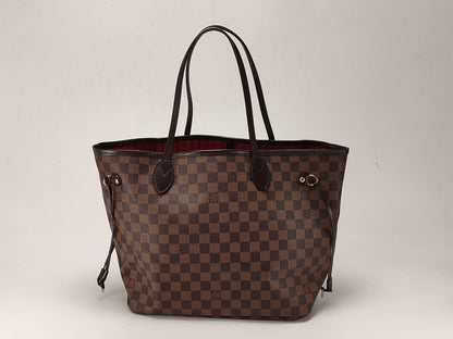 LOUIS VUITTON Damier N41358 Neverfull MM Tote Bag