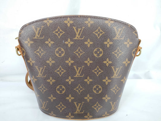 LOUIS VUITTON Monogram M51290 Drouot Shoulder Bag