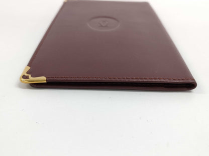 Cartier Must Bifold Card Case, Card Case, Pass Case, Business Card Case