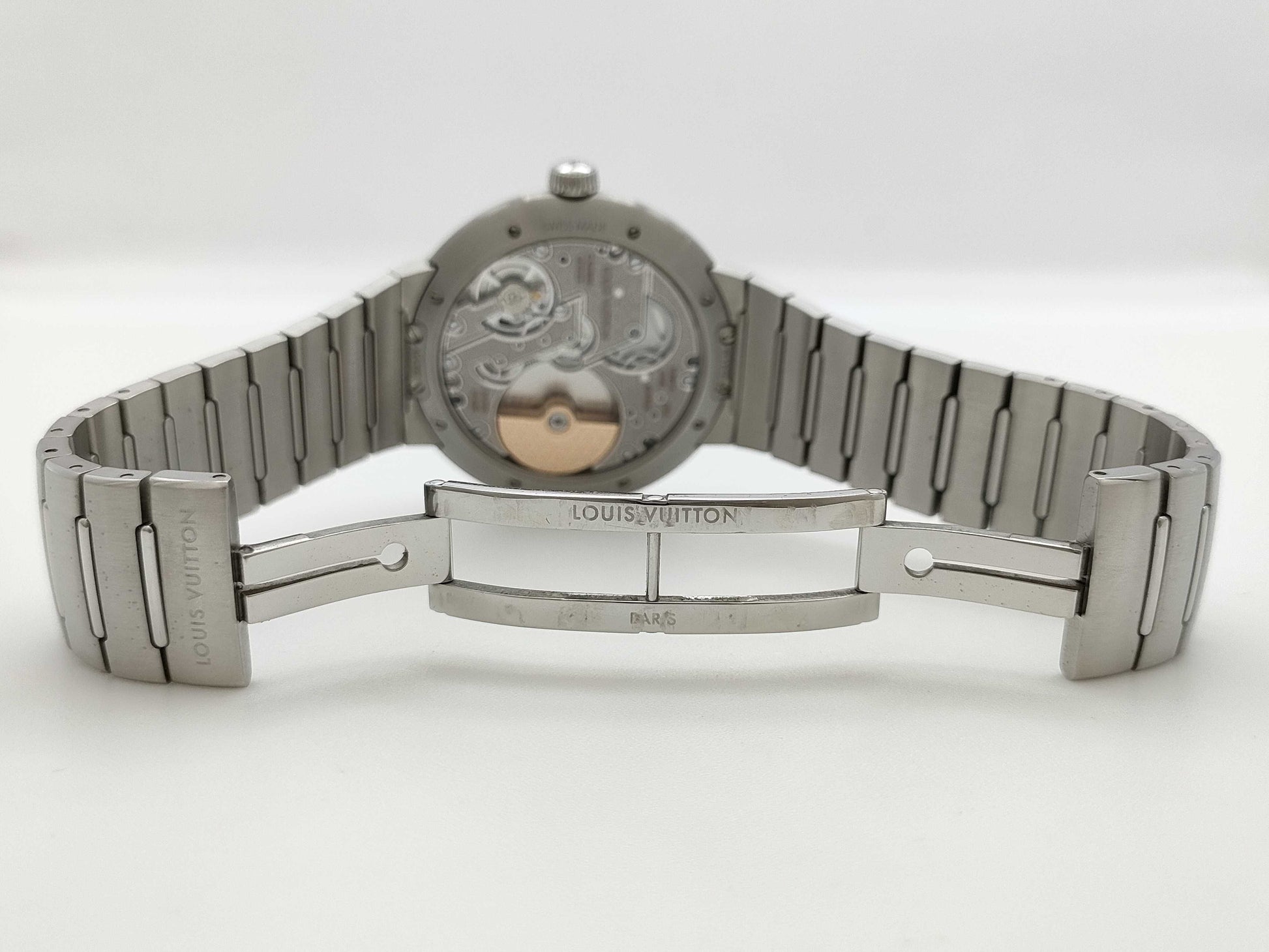 LOUIS VUITTON W1ST20 AK4382 Blue Dial Men's Watch