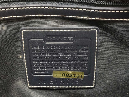 COACH Signature F24035/6097/2WAY Fringed Bag 3-Piece Set Shoulder Bag