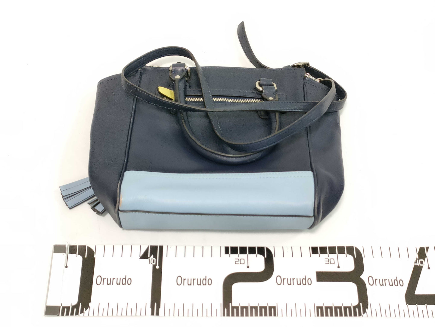 COACH Signature F24035/6097/2WAY Fringed Bag 3-Piece Set Shoulder Bag