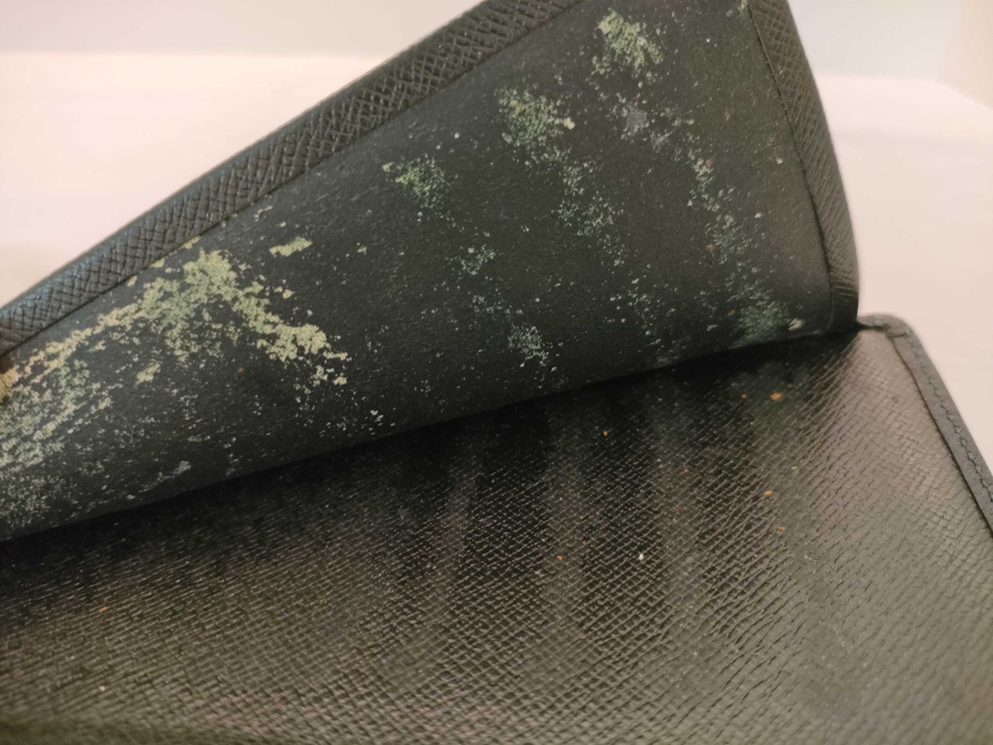 LOUIS VUITTON Taiga Long Wallet Coin Case Wallet