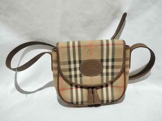 BURBERRY Nova Check Shoulder Bag