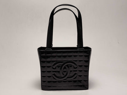 CHANEL Chocolate Bar Enamel Tote Bag