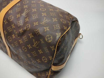 LOUIS VUITTON Monogram Keepall 60 Bandouliere Boston Bag