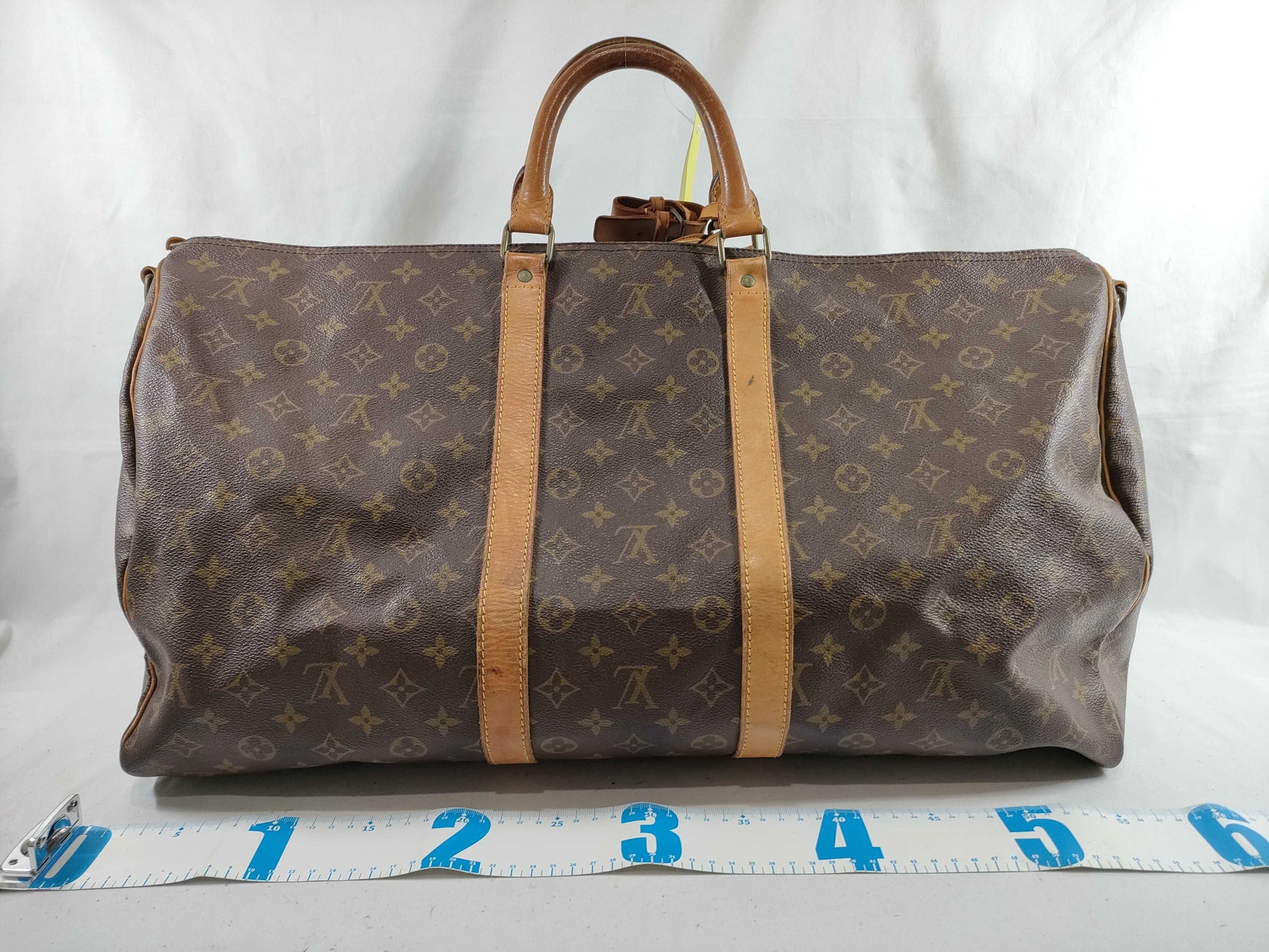 LOUIS VUITTON Monogram M41424 Keepall 55 Boston Bag