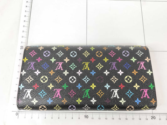 LOUIS VUITTON Monogram Multicolore Portefeuille Sarah Initial Wallet