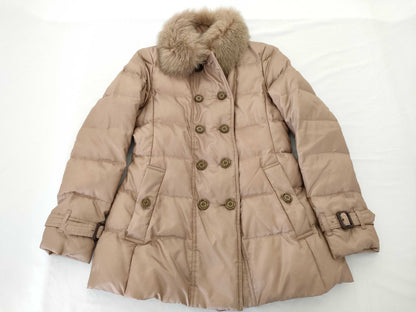 BURBERRY London Fox Fur Down Coat