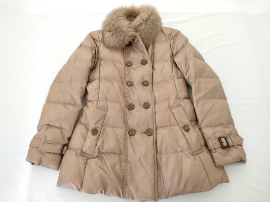 BURBERRY London Fox Fur Down Coat