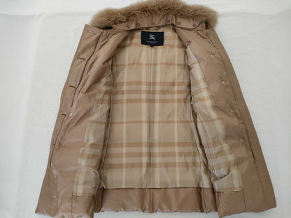 BURBERRY London Fox Fur Down Coat
