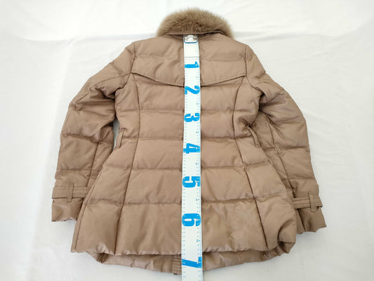 BURBERRY London Fox Fur Down Coat