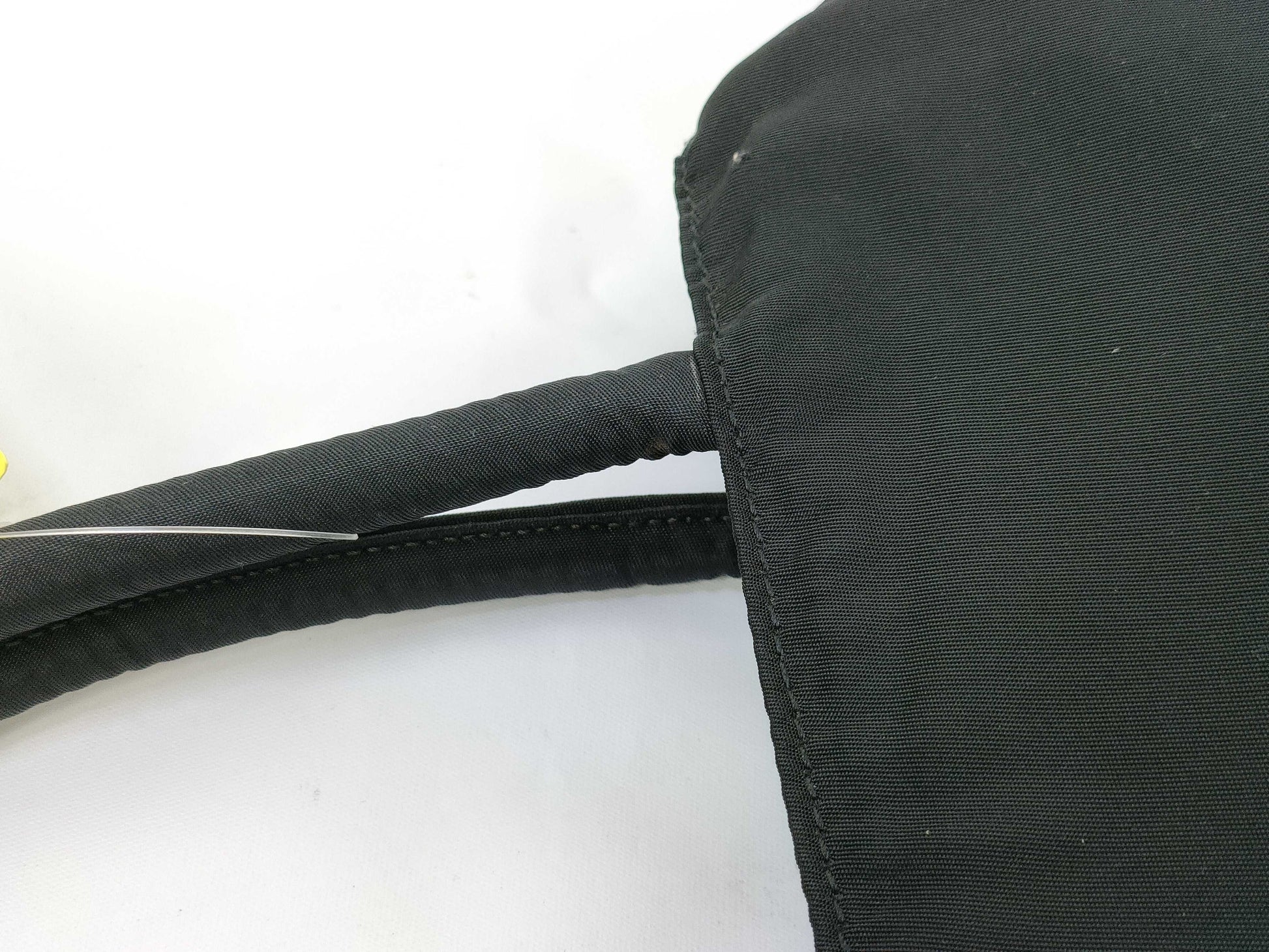 PRADA Nylon Handbag with Triangle Logo