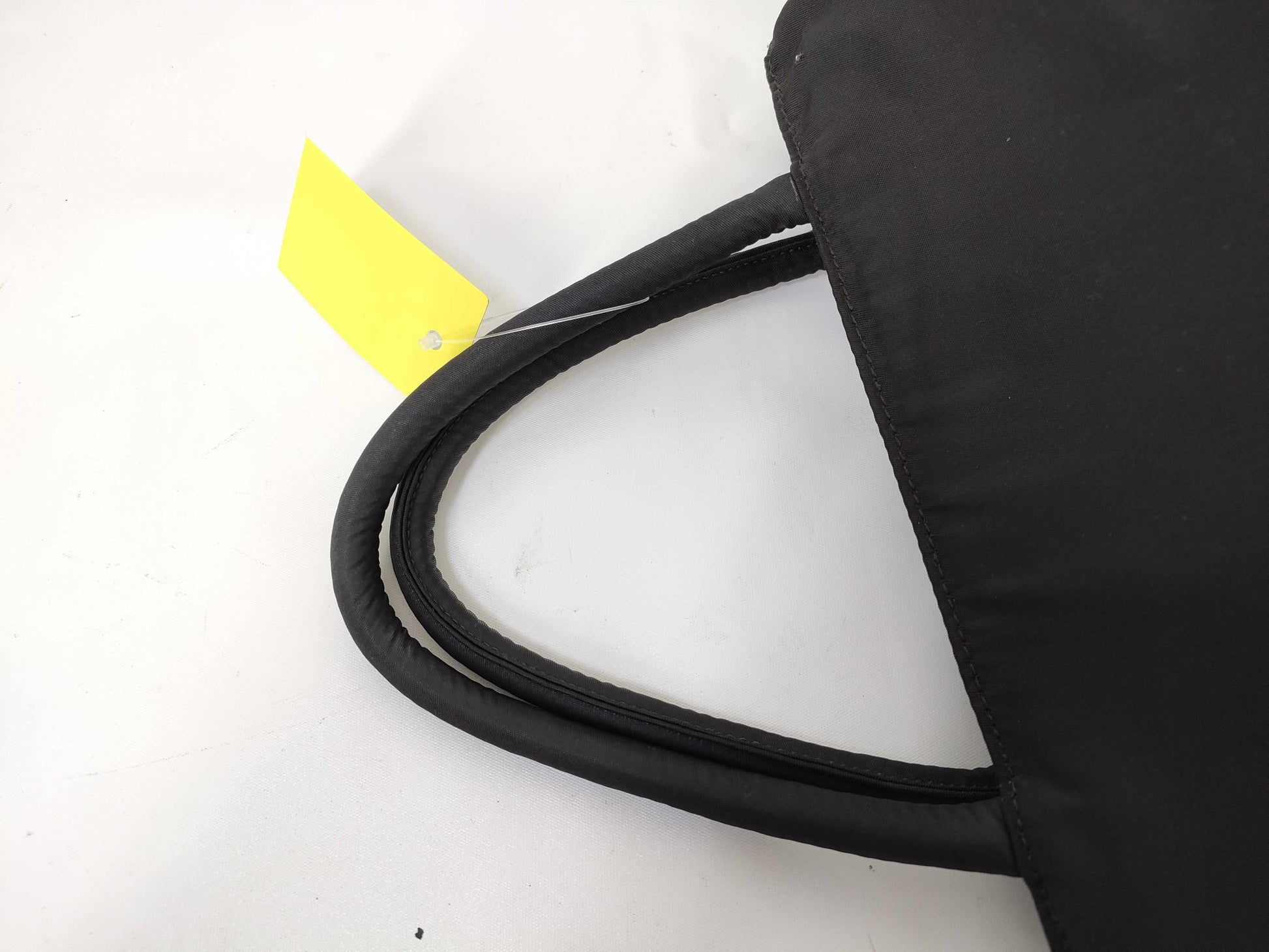 PRADA Nylon Handbag with Triangle Logo