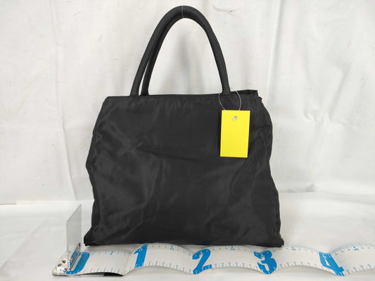 PRADA Nylon Handbag with Triangle Logo