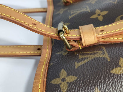 LOUIS VUITTON Monogram M42238 Petit Bucket Shoulder Bag