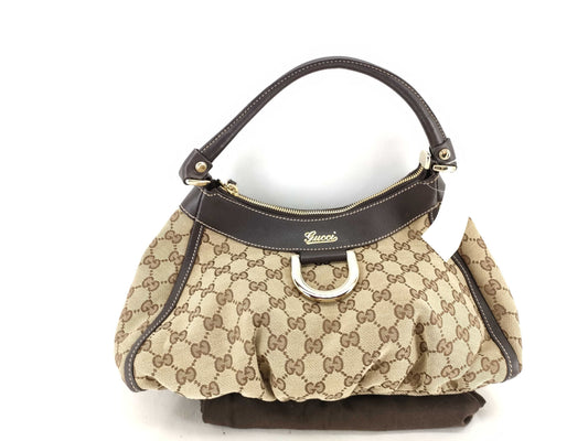 GUCCI GG canvas handbag
