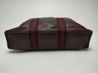 HERMES Foul Toe Half Leather Tote Bag
