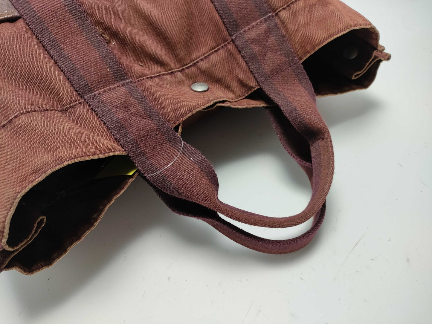 HERMES Foul Toe Half Leather Tote Bag