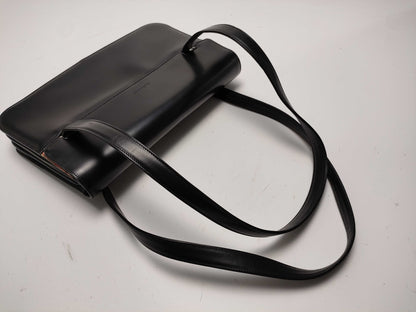 BURBERRY Leather x Nova Check Hand Shoulder Bag
