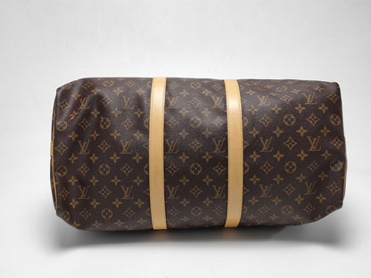 LOUIS VUITTON Monogram M41416 Keepall Bandouliere 50 Boston Bag with Missing Screws