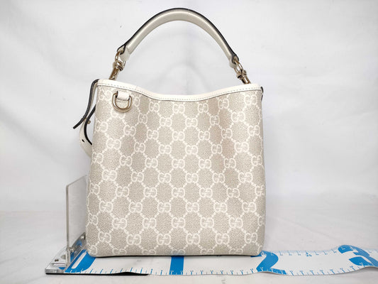 GUCCI GG Supreme 815118 Small Bucket Shoulder Bag