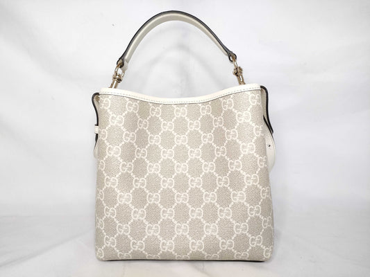 GUCCI GG Supreme 815118 Small Bucket Shoulder Bag