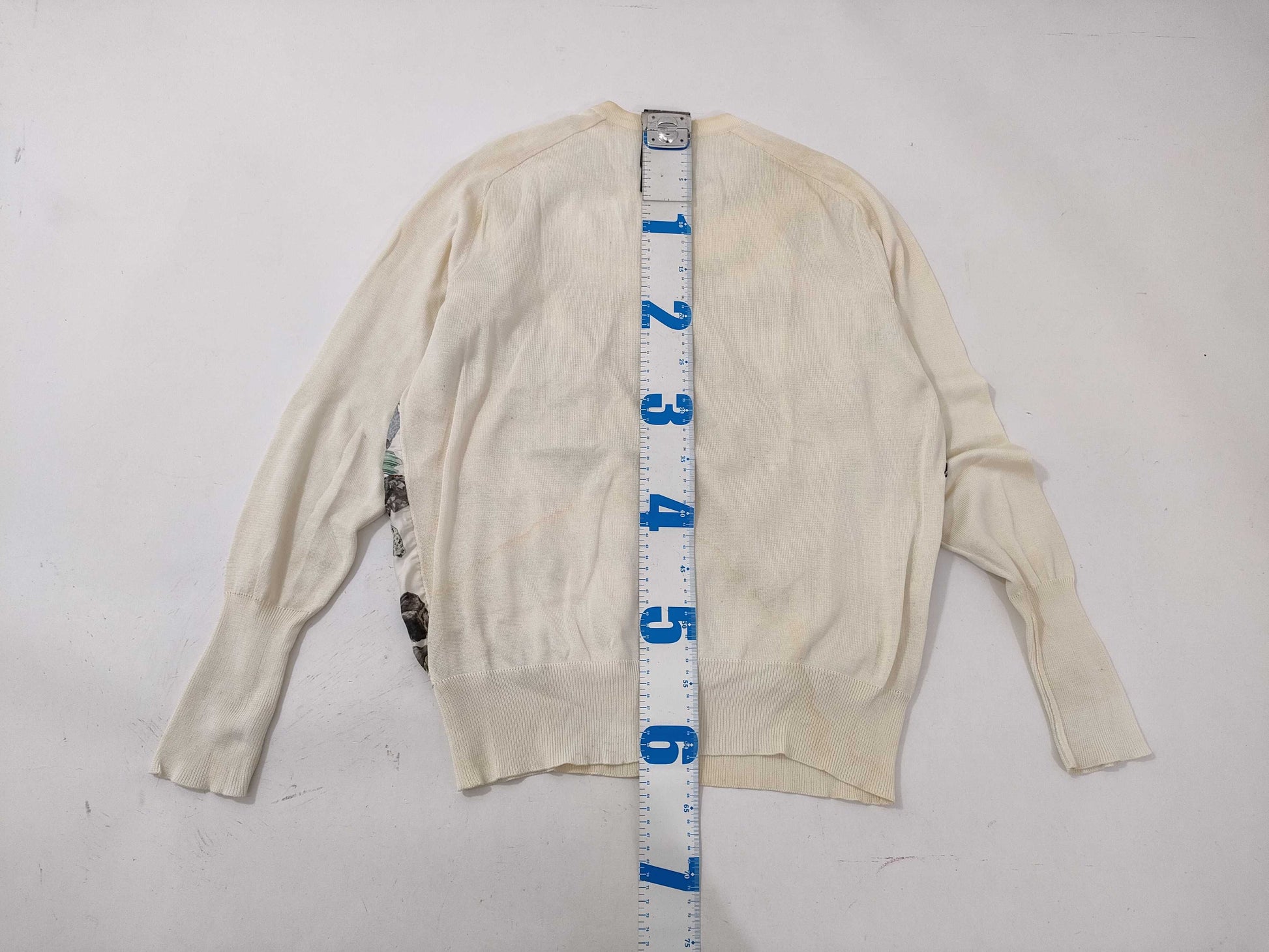 HERMES Cardigan with Natural Stone Motif