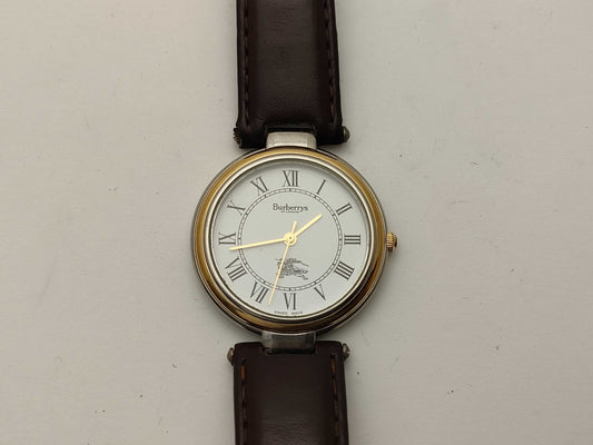 BURBERRY 8000 White Dial Burberry Women's Watch