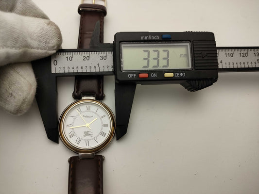 BURBERRY 8000 White Dial Burberry Women's Watch