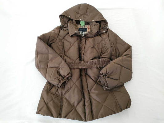 BURBERRY Nylon Coat Size 44 Brown Coat