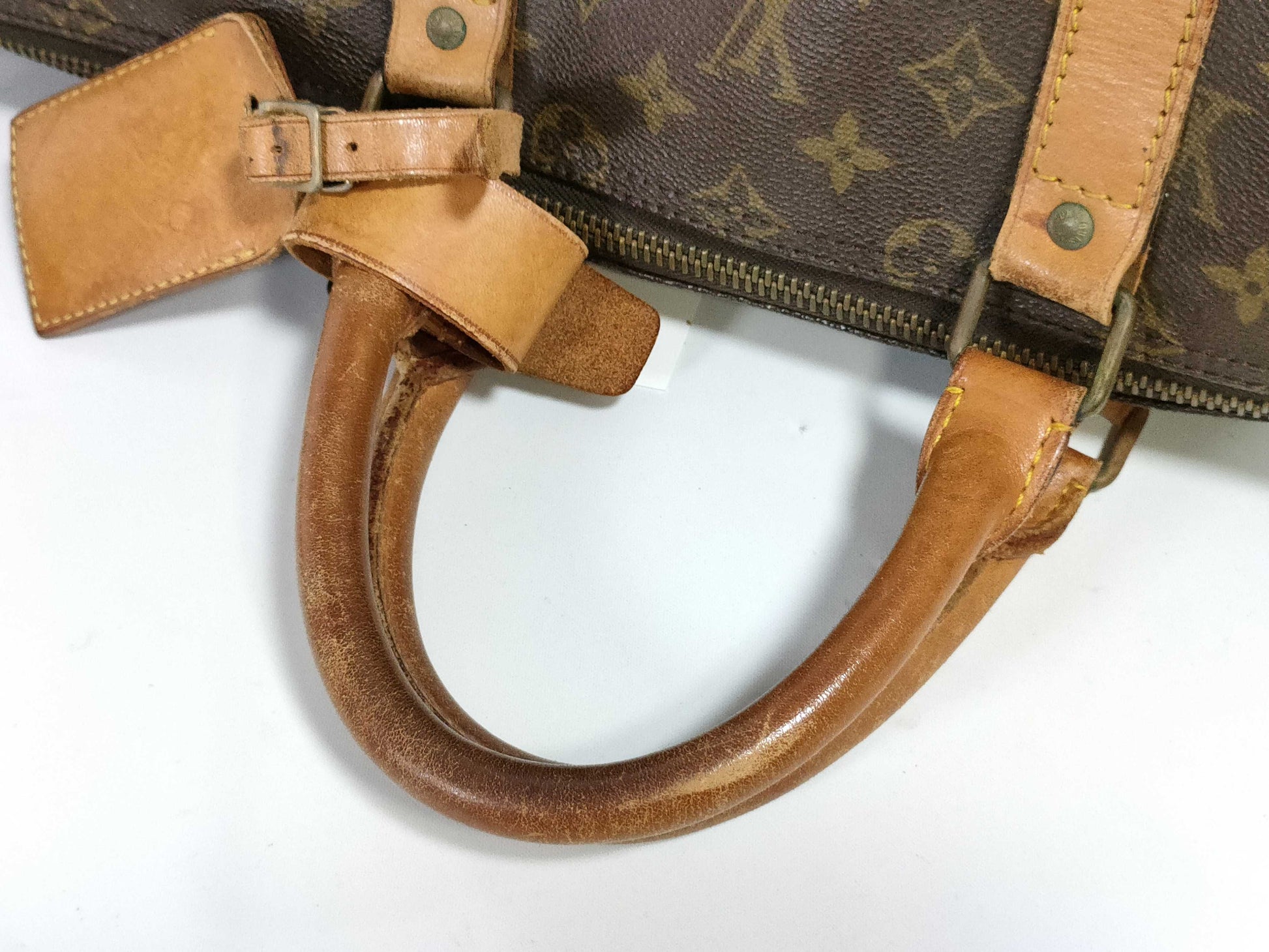 LOUIS VUITTON Monogram M41414 Keepall Bandouliere 55 Boston Bag
