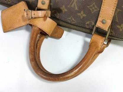 LOUIS VUITTON Monogram M41414 Keepall Bandouliere 55 Boston Bag
