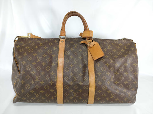 LOUIS VUITTON Monogram M41414 Keepall Bandouliere 55 Boston Bag