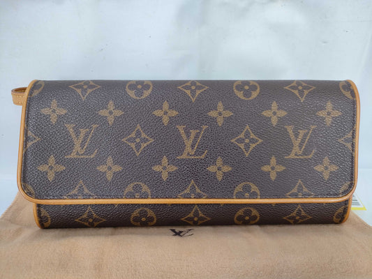 LOUIS VUITTON Monogram M51852 Pochette Twin GM Shoulder Bag