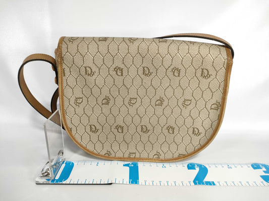 Dior PVC Leather Honeycomb Shoulder Bag