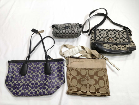 COACH Signature 4-Piece Handbag