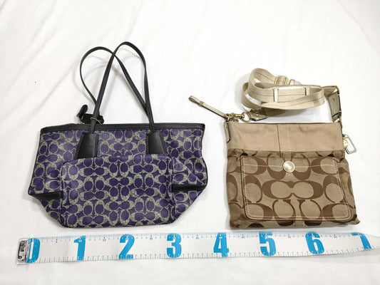 COACH Signature 4-Piece Handbag