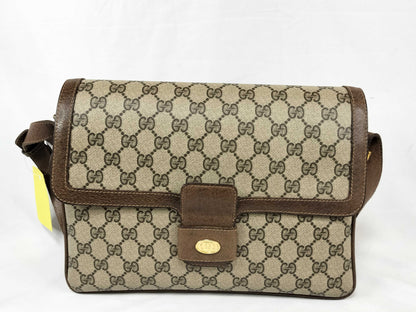 GUCCI GG Canvas Second Bag Shoulder Bag