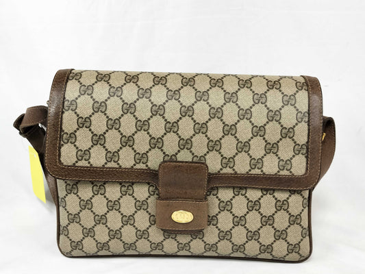 GUCCI GG Canvas Second Bag Shoulder Bag