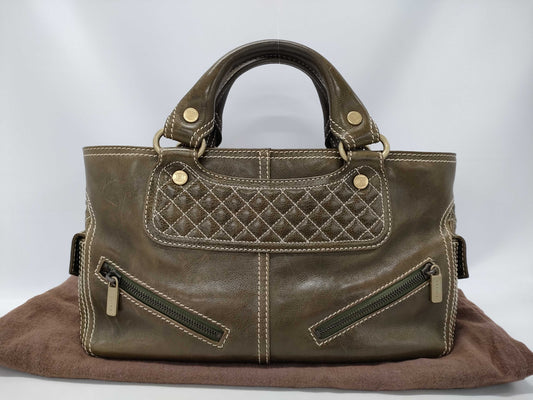 CELINE Leather Boogie Bag Handbag