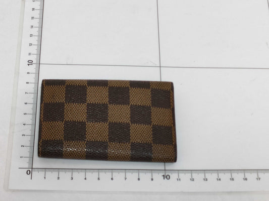 LOUIS VUITTON Damier N 62630 Multicle 6-ring key case with initials