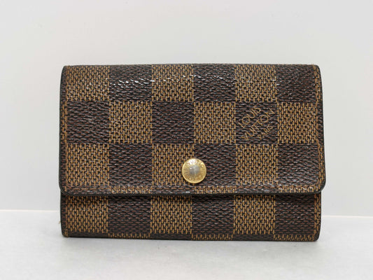 LOUIS VUITTON Damier N 62630 Multicle 6-ring key case with initials