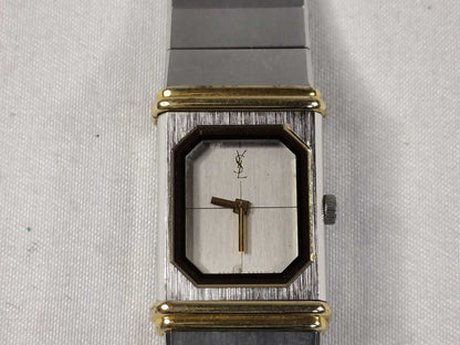 Yves Saint Laurent Reversible Watch 2200-221907 Quartz Unmoving Women's Watch