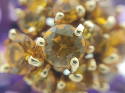 Van Cleef&Arpels Hawaiian #52 Amethyst Citrine 750 10.1g Ring 