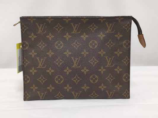 LOUIS VUITTON Monogram Pochette Toilette 26 Clutch Bag
