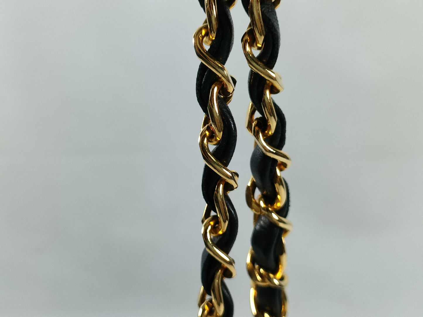 CHANEL Coco Mark Jersey Flap Chain Shoulder Bag